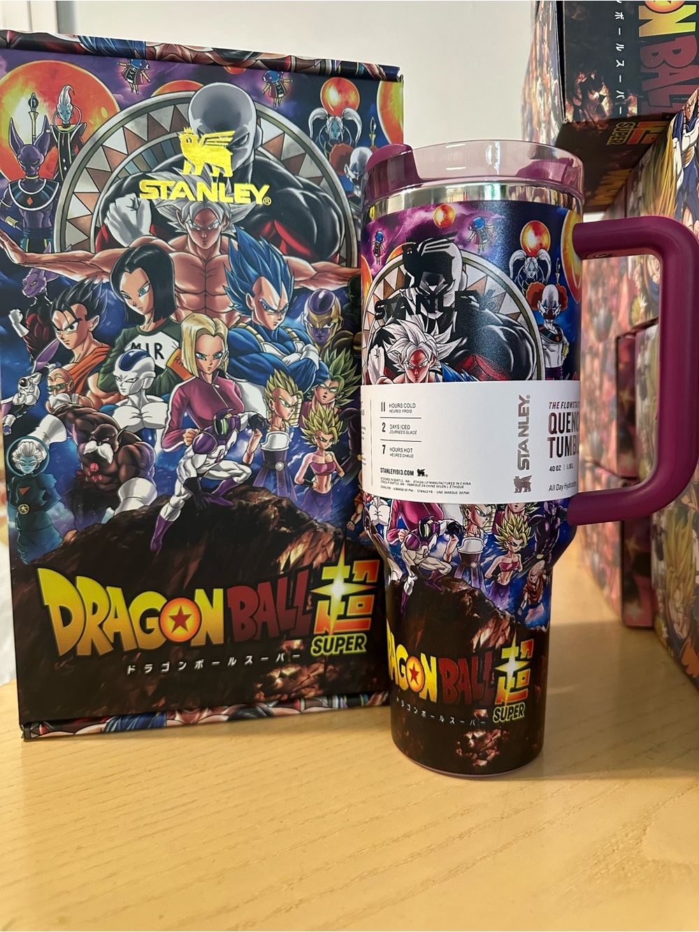 Stanley Dragon Ball Super Travel Tumbler in Purple and Black